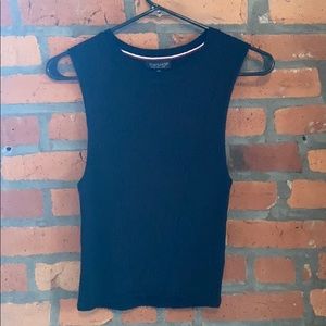 Top shop black sleeveless top